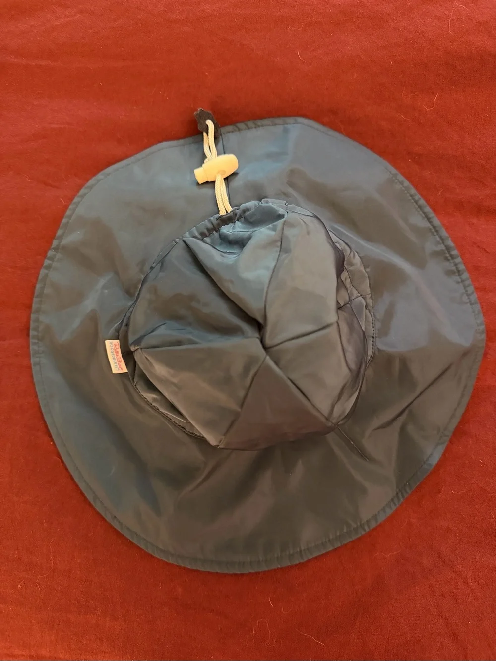 Ruffle Butts Navy Sun Hat with White Lining